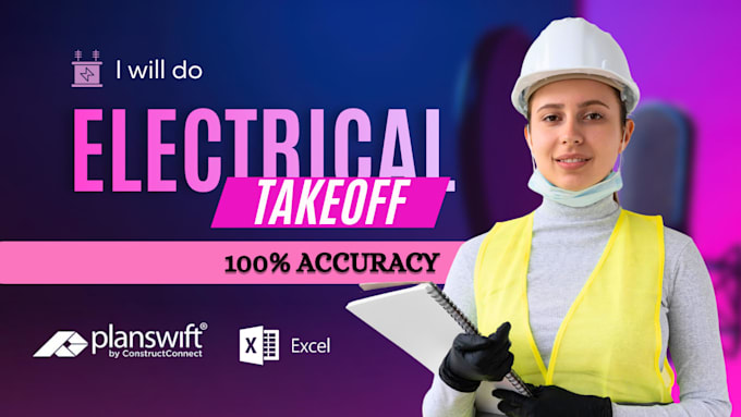 do electrical takeoff, material cost estimation, bids, boq for tender