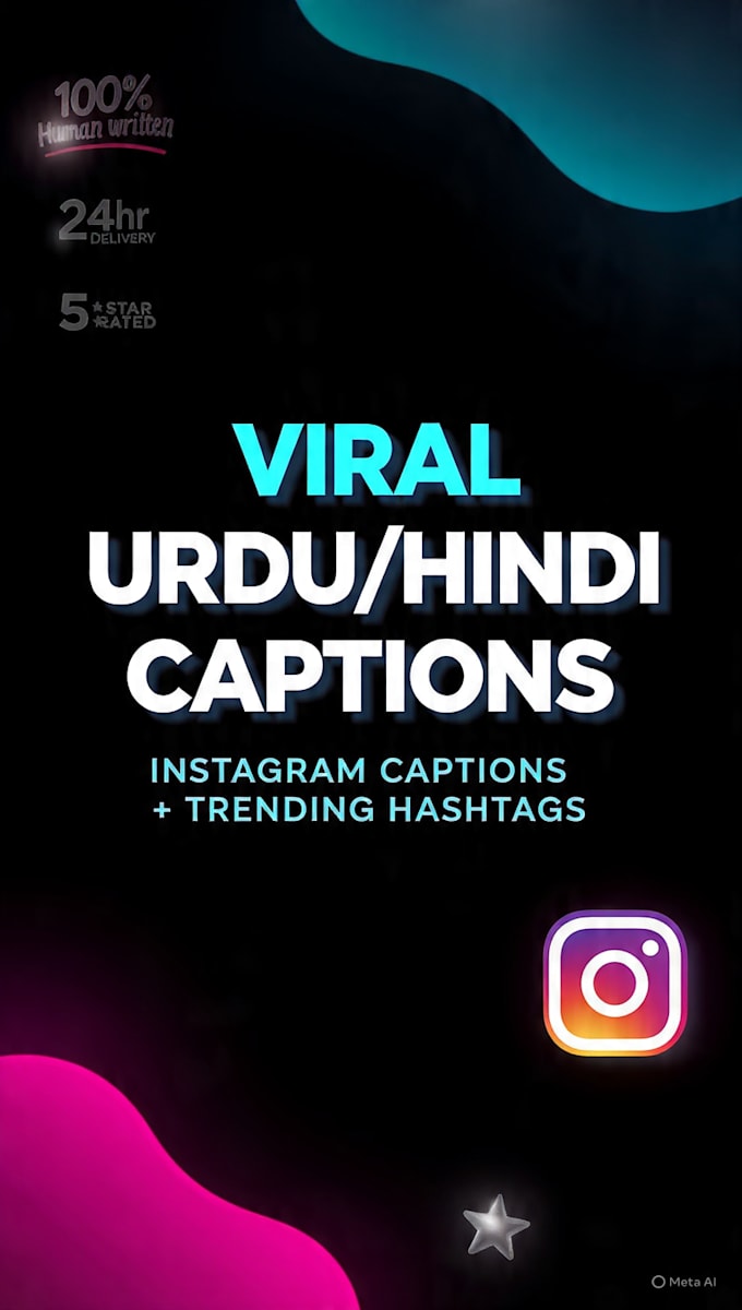 write viral urdu hindi captions for instagram posts