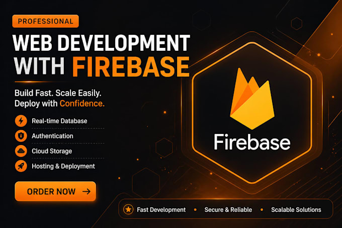 be your front end web developer with react js, javascript, firebase
