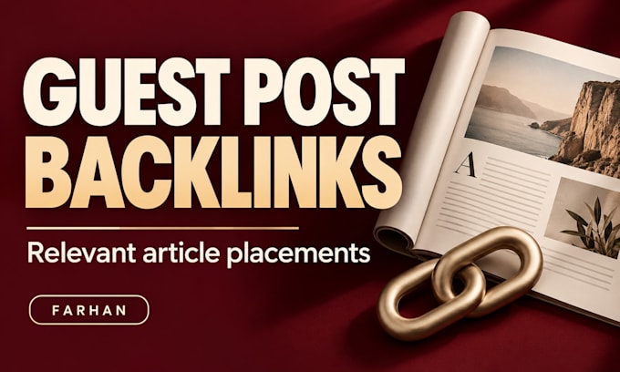 arrange guest post placements with backlinks