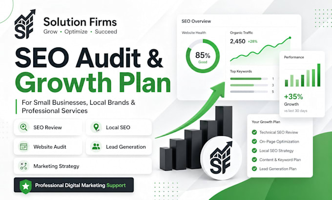 do SEO audit and digital marketing growth plan