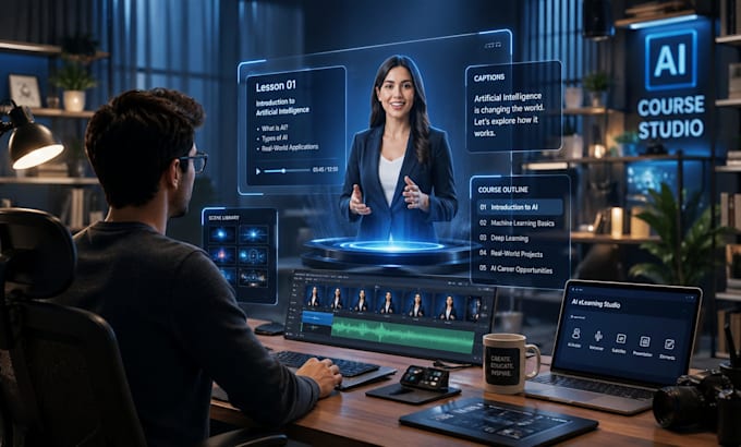 create high converting ai elearning videos for courses, tutorials and training