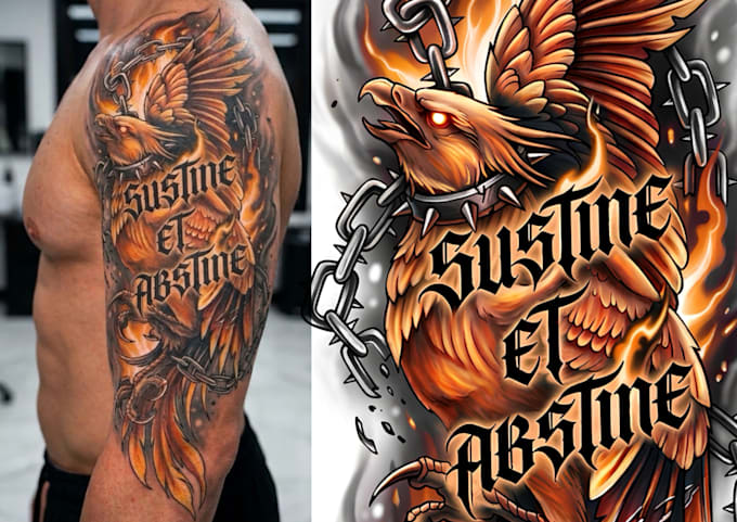 design a custom tattoo art