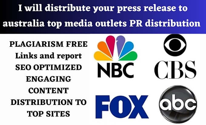distribute your press release to australia top media outlets PR distribution