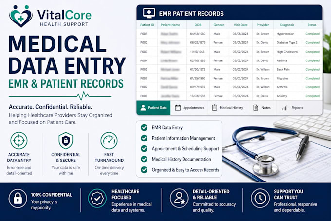 provide you administrative healthcare virtual support