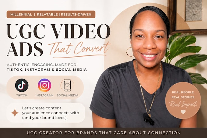 create ugc video ads for tiktok, instagram and social media