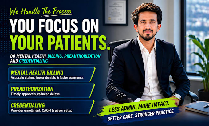 do medical billing, prior authorization and credentialing