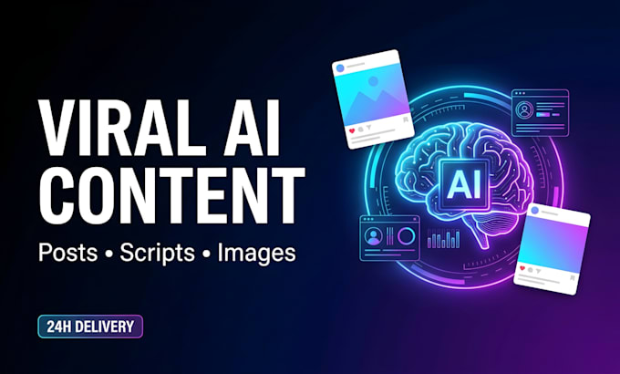 create viral ai social media content, posts and scripts