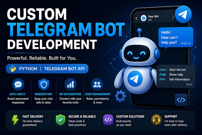develop telegram bot with python