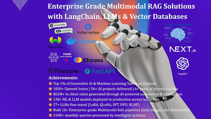 develop ai agents, rag systems, ai saas web application, ai software developer