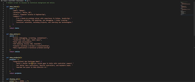 edit or create python code