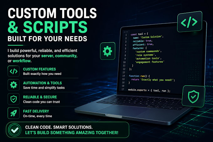 build custom tools and automation for communities