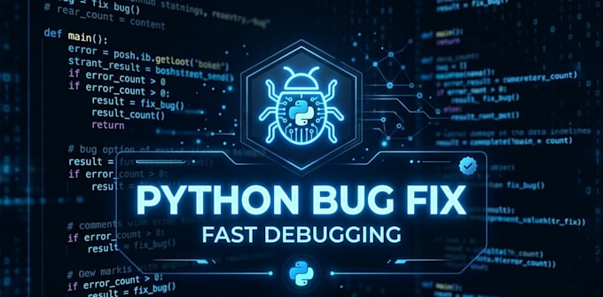 debug and fix python code errors fast
