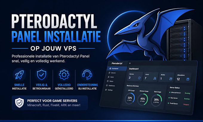 setup pterodactyl panel on a vps