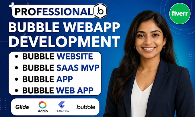 design bubble website bubble mvp saas bubble app developer
