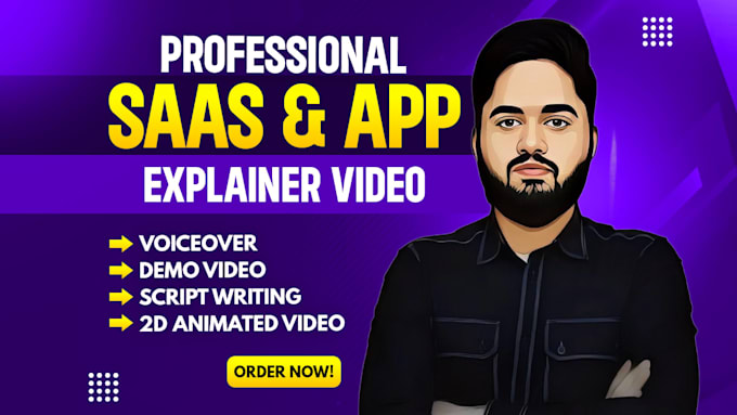 create animated explainer or demo video for saas, websites, apps, and products