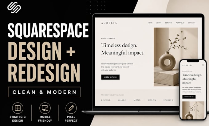 redesign, fix or customize your squarespace website for your business