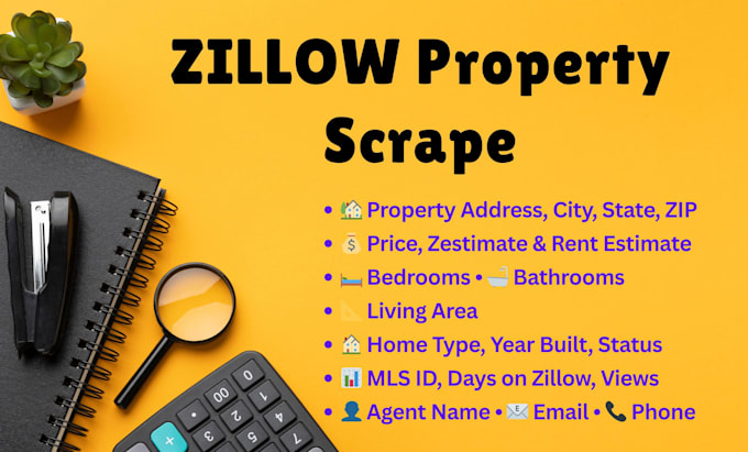 scrape zillow, real estate leads, realtors using python