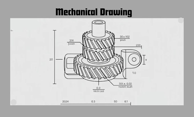 draw mechanical or vector line tracing and mechanical line drawing