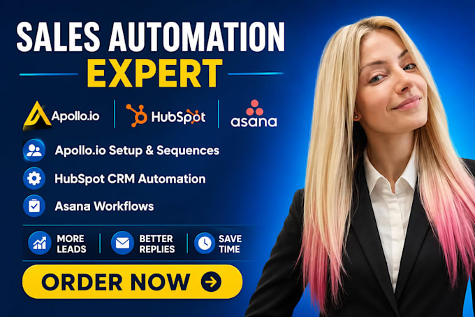 setup apollo io, apollo io sequences, asana workflows, hubspot crm automation