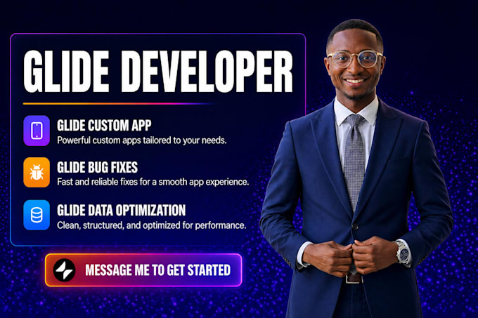 be your glide expert and developer for mobile apps web apps no code mvps