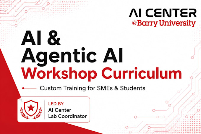 design a custom ai, machine learning, or agentic ai workshop