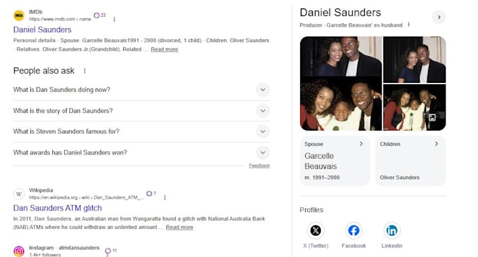 create a standard google knowledge panel,entity for individual,business brand