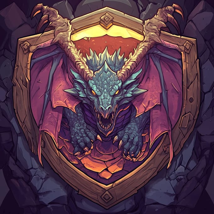 do an fantasy game logo and branding