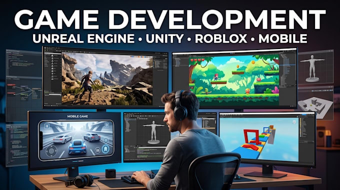 unreal engine mobile game development unity 2d 3d game development roblox game