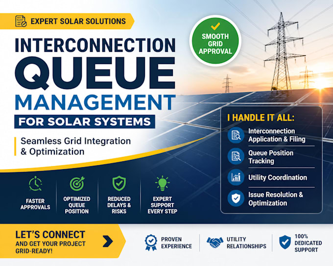 expert interconnection queue management for solar systems