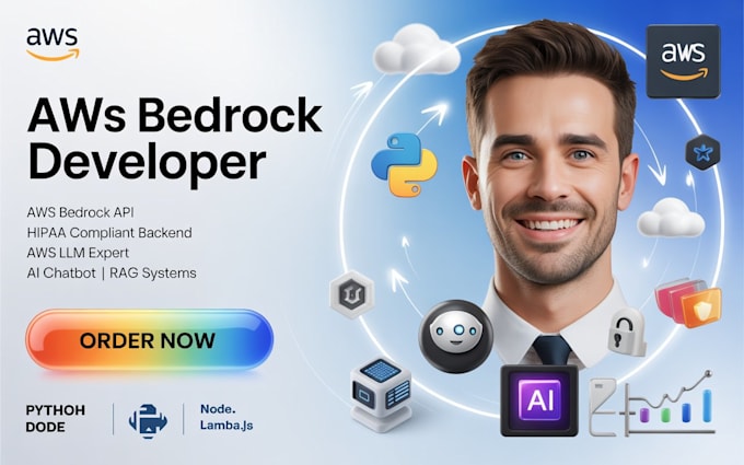 be AWS bedrock developer AWS bedrock API hipaa compliant aws at backend aws llm
