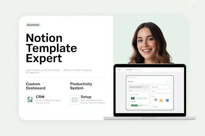 Design a custom notion template dashboard for productivity and workflow ...