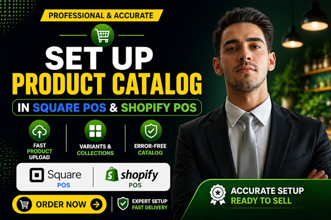 set up product catalog in square pos and shopify pos