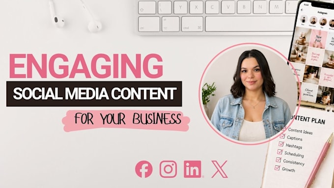 Create engaging social media content for your business by Priscillaride ...