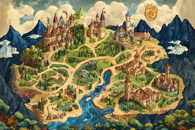 do fantasy map design