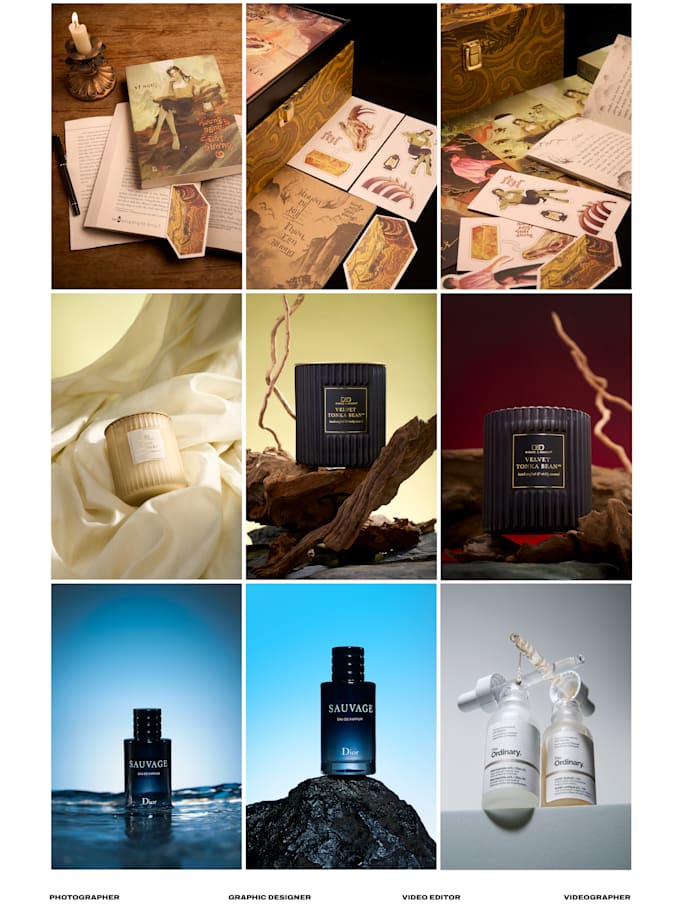 shoot and edit products