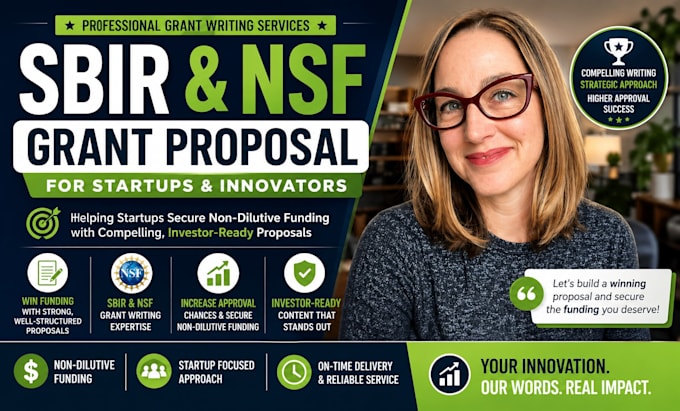 write sbir grant proposal for startup funding
