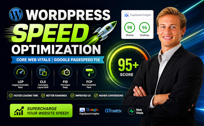 wordpress speed optimization core web vitals google pagespeed fix cls lcp