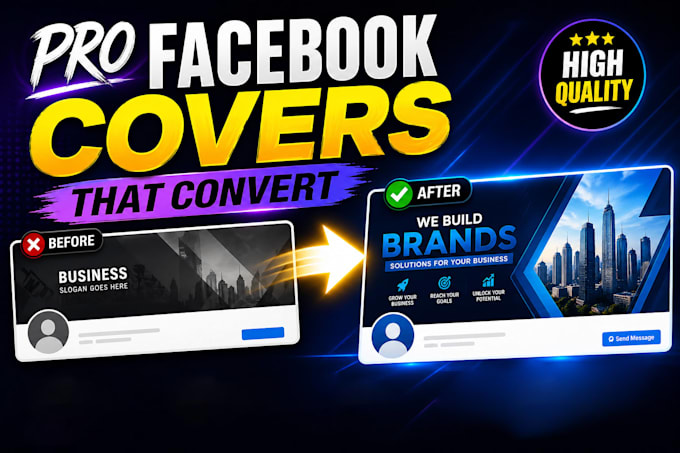 design a modern facebook cover photo
