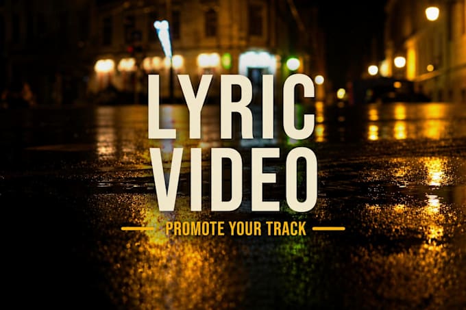 create a cinematic storytelling lyric video for your song
