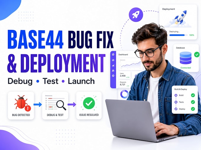 debug and deploy your base44 app, fix bugs and launch your mvp