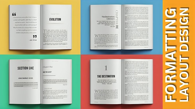 do book formatting, book typesetting for paperback and kindle ebook, amazon KDP