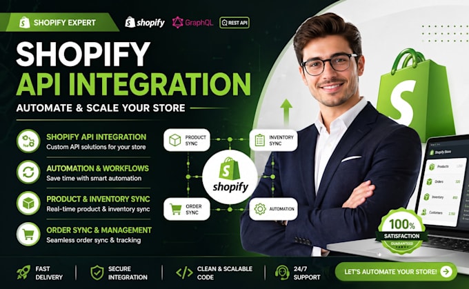 shopify api integration,shopify automation,product sync,inventory sync,order syn