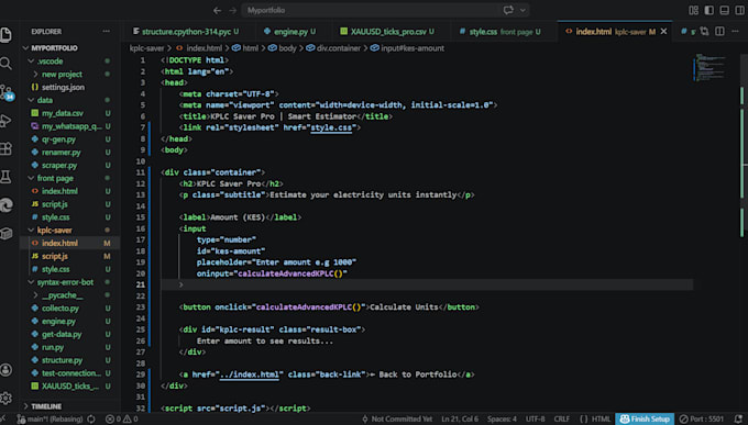write custom python scripts for automation and data task