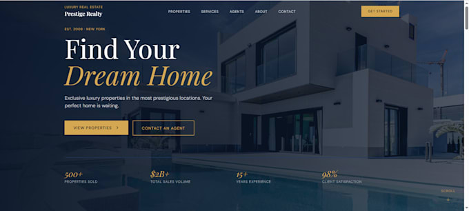 build a professional react real estate website for your business