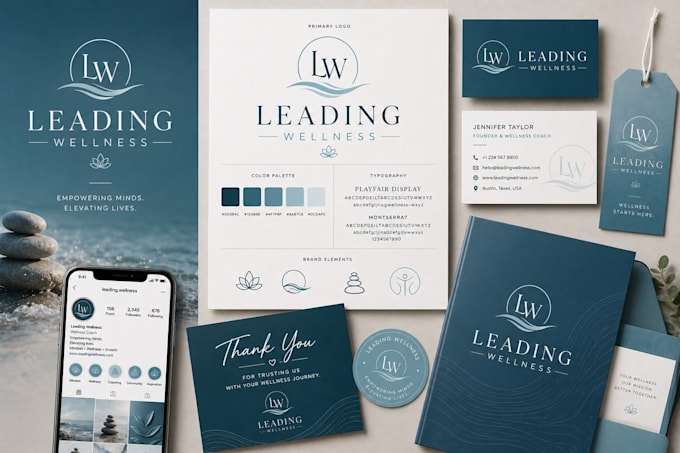design a brand style guide and brand kit
