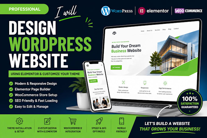 Concevoir un site wordpress avec elementor et personnaliser votre thème