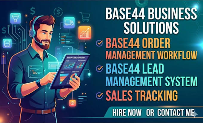 base44 order management workflow, base44 lead management system, sales tracking