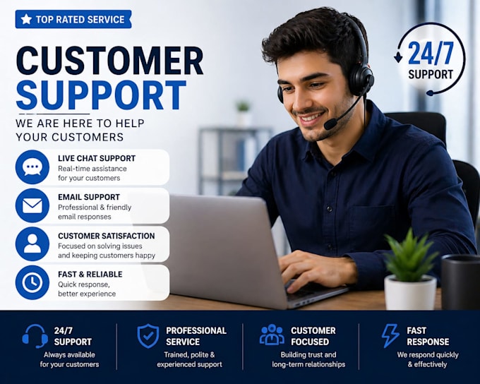 provide ecommerce customer service, live chat support and data entry