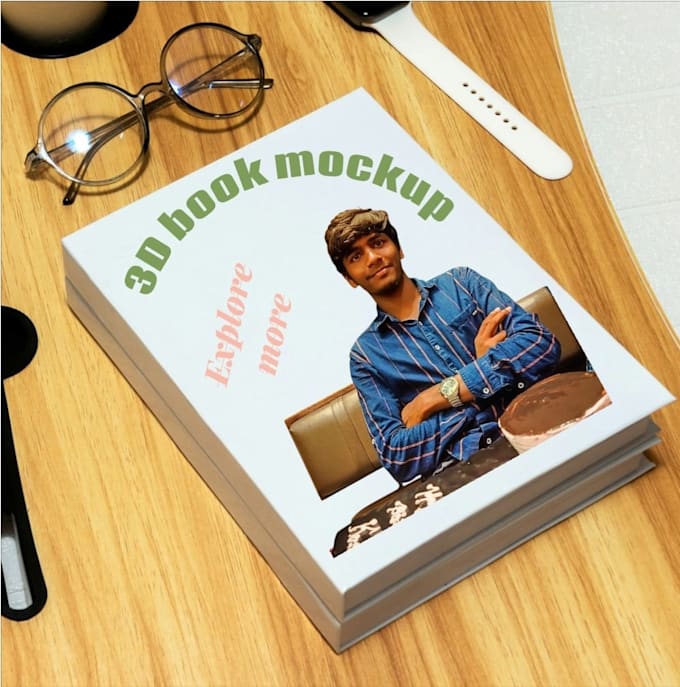 design amazing 3d book cover mockups in different styles